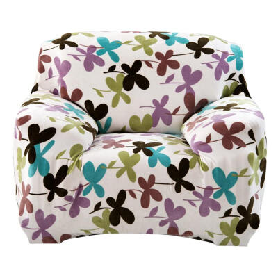 

Elastic Tight Wrap Thicken Full Sofa Cover Towel Four Leaf Clover Slipcover