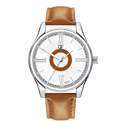 

Gobestart Hot Man Leather Watch Whatever Late Anyway Letter Watches New Pointer glow