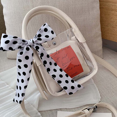 

Tailored Womens Fashion Transparent Diagonal Shoulder Bag Messenger Bag Handbag