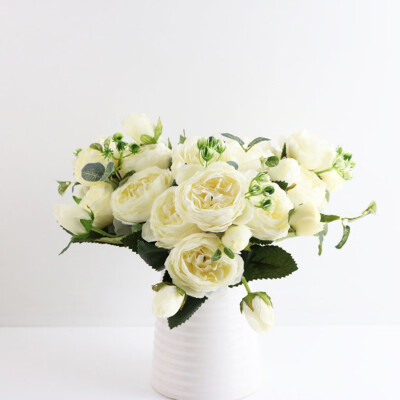 

〖Follure〗Korean Style Small Bunch Of Roses Artificial Fower Fake Flowers Home Wedding