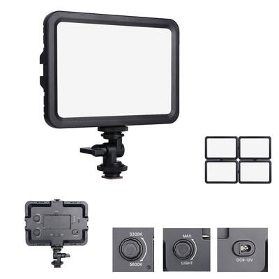 

YELANGU 204 LED Video Light Dimmable Panel Lights for All DSLR&Home DV Cameras