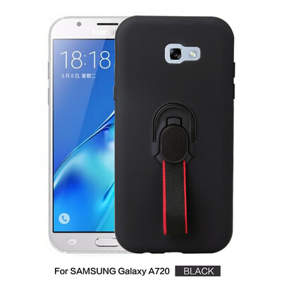 

Magnetic Car Mount Case Samsung Galaxy A7 2017 Phone Ring Stand Case Samsung A720 SM-A720FDS SM-A720X Hybrid Armor TPU Cover