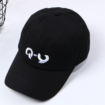 

Korean version of the hundred-set cap street bending hat men&women casual embroidery letter baseball cap couple sun hat tide