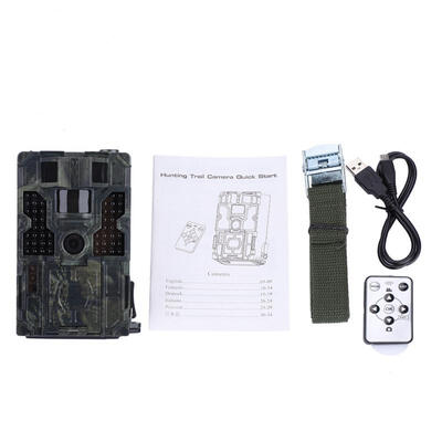 

Greensen Outdoor Wildlife Waterproof Infrared 1080P Trail Camera Hunting Camcorder Kit