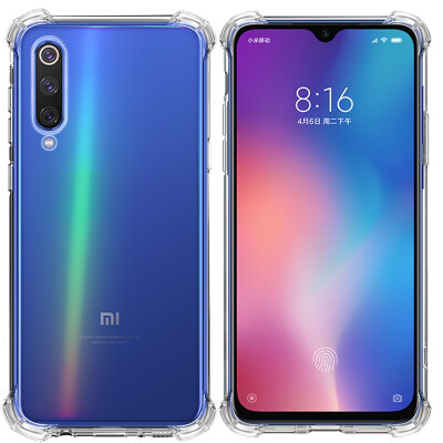 

Mrnorthjoe Shockproof Armor Clear Back Case Cover for Xiaomi Mi 9