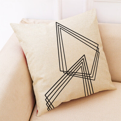 

〖Follure〗Home Decor Cushion Cover Black And White Style Throw Pillowcase Pillow Covers