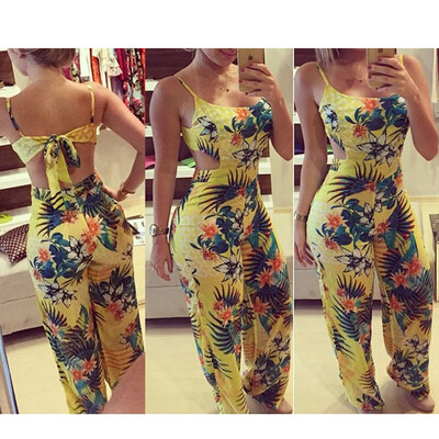 

Women Clubwear Playsuit Bodycon Party Jumpsuit Romper Long Trouser Hot