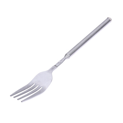 

BBQ Stainless Steel Telescopic Extendable Dinner Fruit Dessert Long Fork