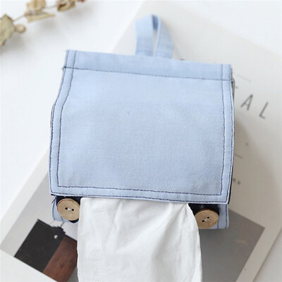 

Tissue Box Towel Papers Storage Bag Organizer Hanging Car Toilet Napkins Cover