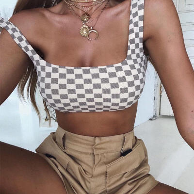 

Fashion Women Summer Lattice Casual Off Shoulder Crop Tops Blouse Ladies Top