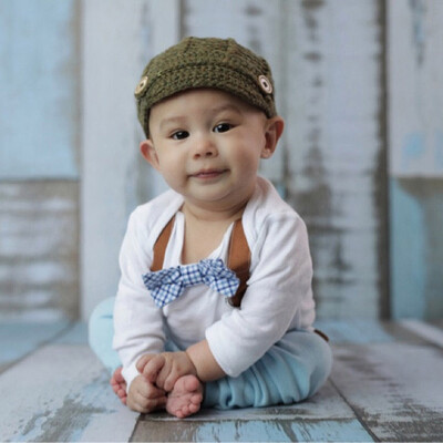 

Toddler Boy Kid Gentle Bowknot Long Sleeve Romper Pants Outfits Set Clothes