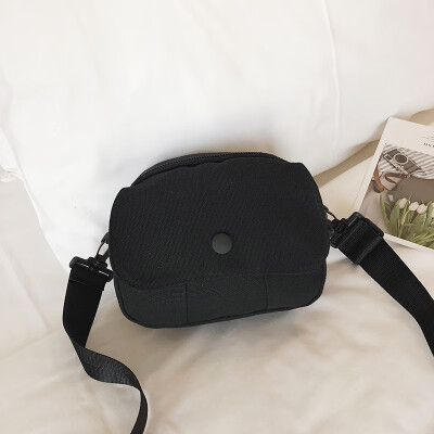 

Canvas small bag female 2019 new Korean version of the literary shoulder bag ins super fire Sen wild casual Messenger bag