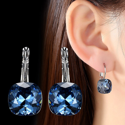 

Fashion jewelry square earrings earrings ear buckle female simple&generous temperament wild earrings accessories female