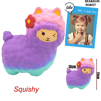

Jumbo Sheep Squishy Cute Alpaca Galaxy Super Slow Rising Scented Fun Animal Toys