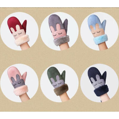 

Winter Warm Thick Fur Mittens Gloves Cute Infant Baby Kid Girl Boy Acrylic Glove