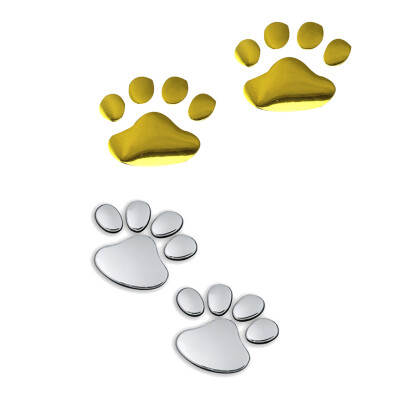 

Unique Bear Paw Pet Animal Foot Prints Emblem Car Truck Decorative 3D Stickers Decal Car Sticker