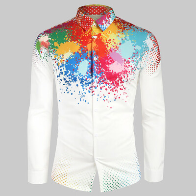 

Tailored Mens Autumn And Winter Shirts Casual Long Sleeve Tops Loose Casual Blouse