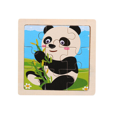

Siaonvr Wooden Kids 16 Piece Jigsaw Toys Education And Learning Puzzles Toys