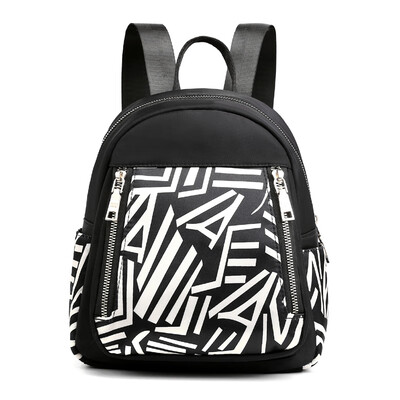 

Oxford double shoulder bag leisure fashion printing small backpack canvas bag national style backpack woman shoulde