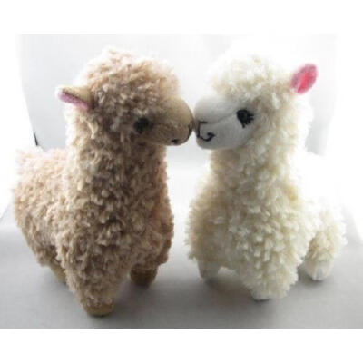 

2pcs Cute Alpaca Plush Toy Camel Cream Stuffed Animal Kids Cartoon Doll