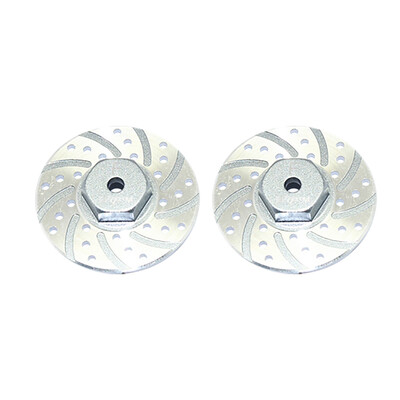

Siaonvr GPM Racing Aluminum 2Pcs Front Brake Disc Rotor Anti Rust For AXIAL 118 RC Car