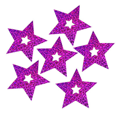 

100Pcs Ribbon Bling Shiny Stars Pendant Wedding Balloon Decor Party Supplies