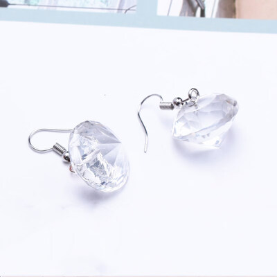 

EK644 New Fashion Elegant Noble Round 20MM Colored Zircon Crystal Drop Earrings For Women Jewelry Party Wedding Shining Brincos