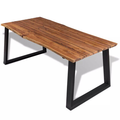 

Dining Table Solid Acacia Wood 709"x354"