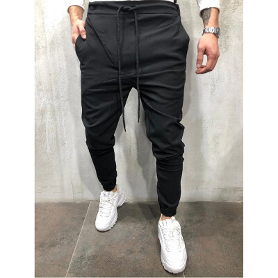 

Men Long Casual Sport Pants Slim Fit Trousers Running Pencil Jogger Cargo Pants