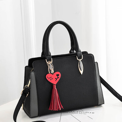 

2019 spring new ladies handbags Europe&the United States big bag fashion trend shoulder bag PU leather handbag