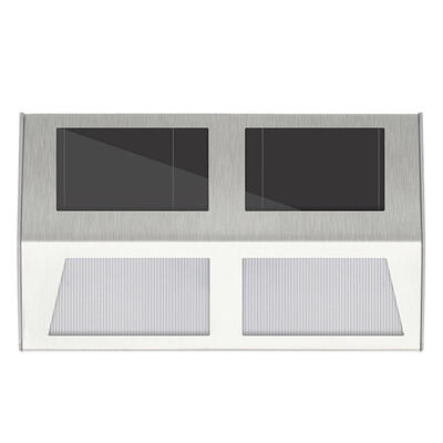 

LED Solar Stairs Light Garden Yard Waterproof Stainless Steel Outdoor Decor