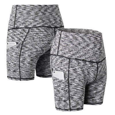 

Women High Waist Yoga Shorts Tummy Control Workout Running Athletic Yoga Shorts with Pocket