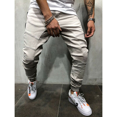 

Summer Men Tactical Pants Combat QuickDry Waterproof Polyester Cargo Hiking