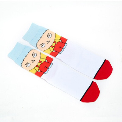 

Personality cute Anime socks Fashion Cartoon happy Men women Sock novelty Stitching pattern cotton crew skarpety sox
