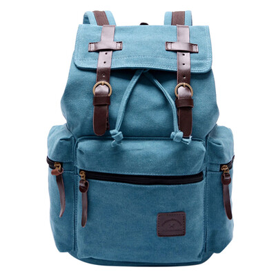 

Tailored Womens Canvas Backpack Shoulder Book School Bag Travel Rucksack Satchel