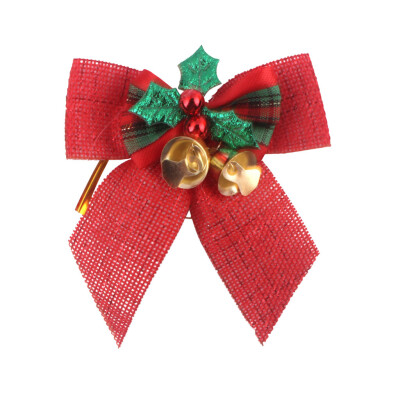 

Siaonvr Christmas Bow With Iron Bells Christmas Wreath With Christmas Tree Decorations