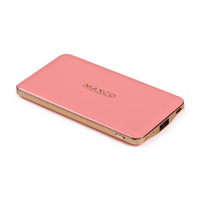 

MAXCO MR5000A Power Bank 5000mAh Portable Charger Ultra-Compact Backup Charger 21A Output High-Speed Charging for iPhone iPad Sa