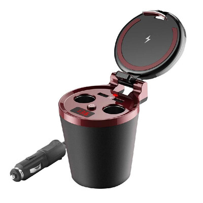 

Fast QI Wireless Car Charger Quick Chargers Holder USB Lighters Charging Voltage Detection