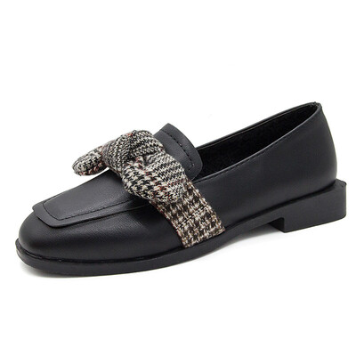 

Ins small leather shoes female students Korean version of Joker ulzzang British fairy shoes retro chic shoes 2018 new