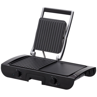 

1500 W Electric 2-in-1 Multi Grill Griddle Sandwich Maker with Nonstick Plates