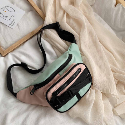 

Tailored Women 2019 Contrast Fashion Waist Bag Casual Shoulder Messenger Bag Chest Bag