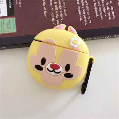 

Portable Cute Cartoon 3D Pink Monkey Clamshell-Type Silica Gel Earphone Sleeve For 12 Generation Rechargeable Airpods