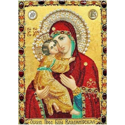 

DIY Diamond Painting Cross Stitch Religion Icon of Leader Embroidery Religious Virgin Sister Home Decor Rhinestone mosaic needlewo