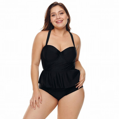 

Bikini Womens Swimwear sense Plus Size split swimsuit