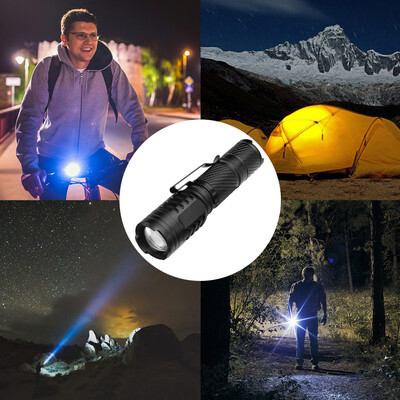 

Saidsome Tactical 3Modes 1XPE Flashlight Zoomable AA Military Focus Torch flashlight lamp