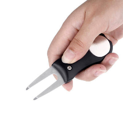 

Golf Ball Marker Pitch Mark Green Divot Repair Switchblade Tool Golfer Kit Lightweight Portable