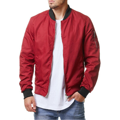 

Mens Outdoor Stand Collar Coat Casual Loose Zipper Cardigan Long Sleeve Jacket