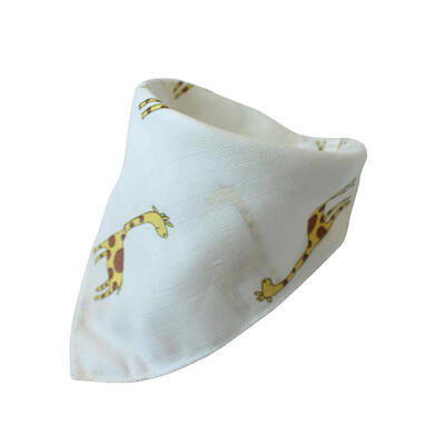 

Baby Bibs Triangle Double Layers Cotton Cartoon Animal Baby Bibs Dribble Bibs