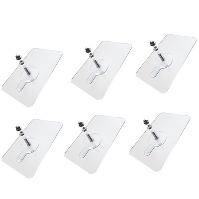 

Toponeto Nail Free Wall Hook Screw Adhesive Non-Trace No Drilling for Bathroom Kitchen