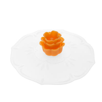 

Reusable Silicone Rose Dustproof Cup Lid Leak Proof Airtight Seal Covers